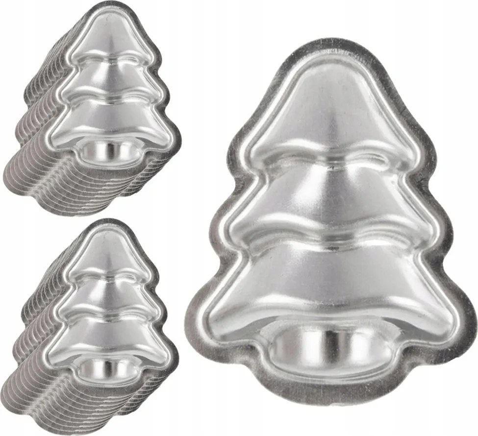 20x Karácsonyfa Formák Sütemény Mézeskalács Csokoládé