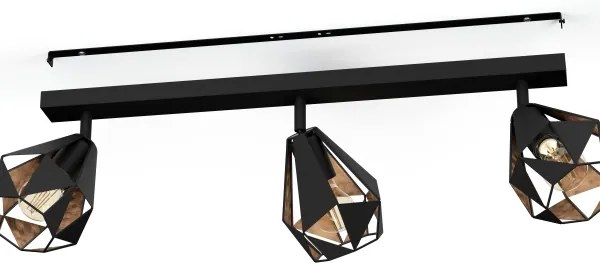 Eglo 43717 - Spotlámpa CARLTON 3xE27/40W/230V