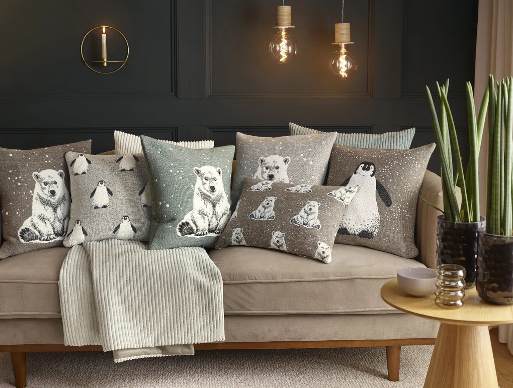 Arktos párnahuzat, négyzet 45x45 cm, bézs - Sander