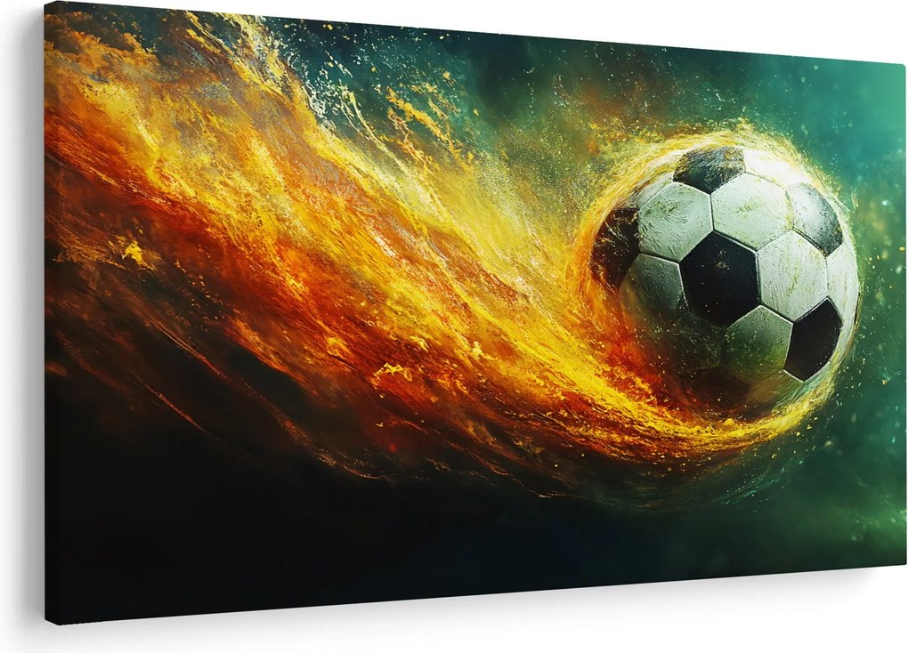 Kép - Focilabda repülés közben (90x60 cm)