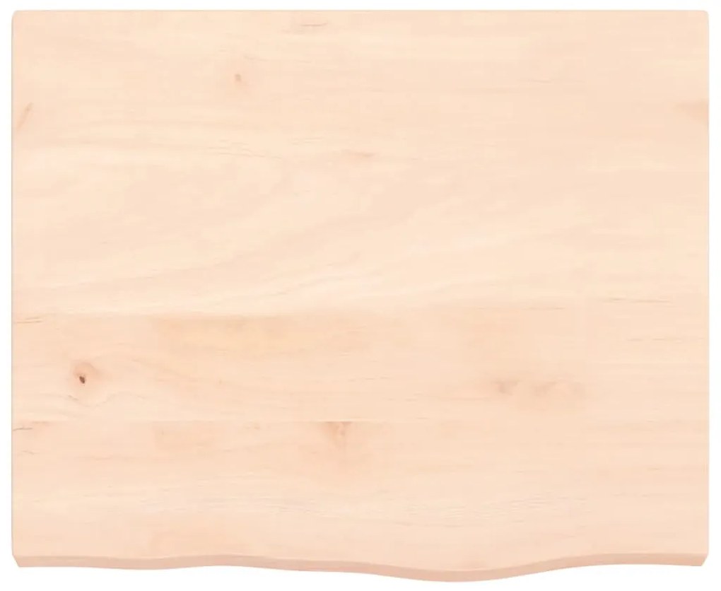 kezeletlen tömör tölgyfa fali polc 60x50x(2-4) cm