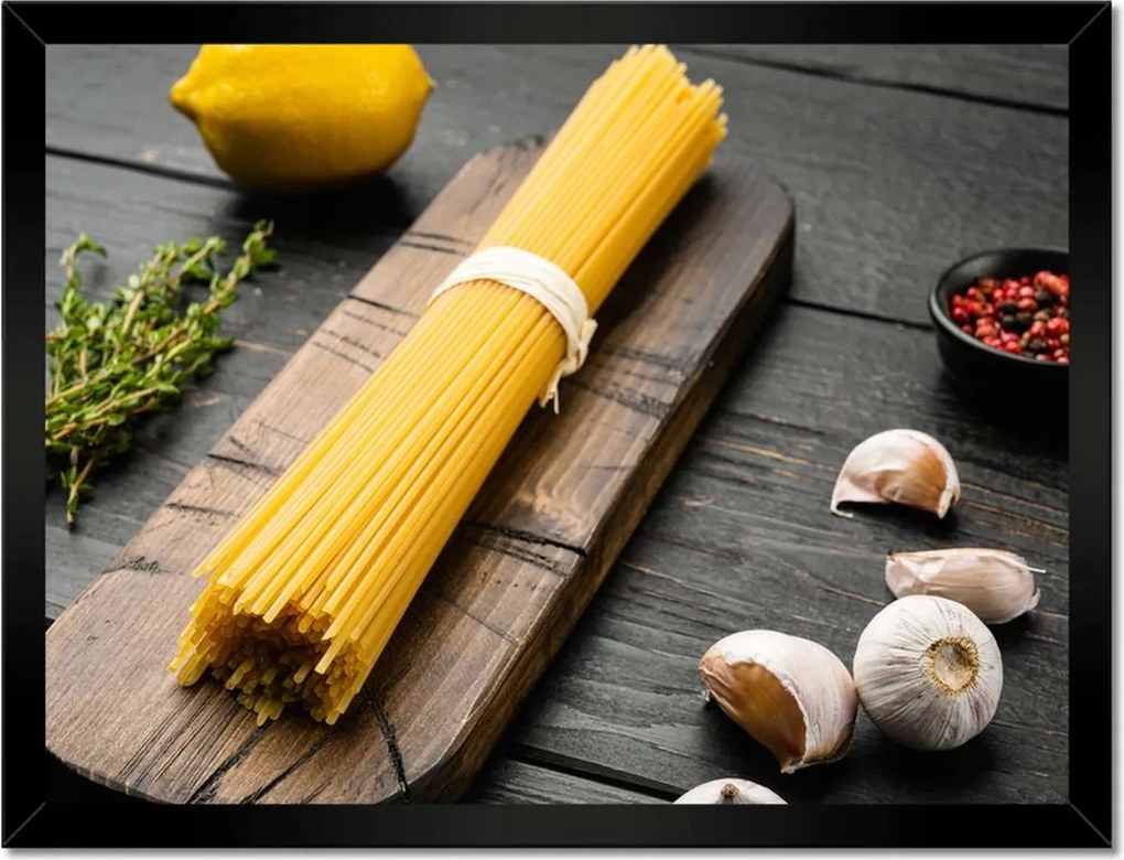 Poszterek keretben 40x30 Tészta szett deszkán
