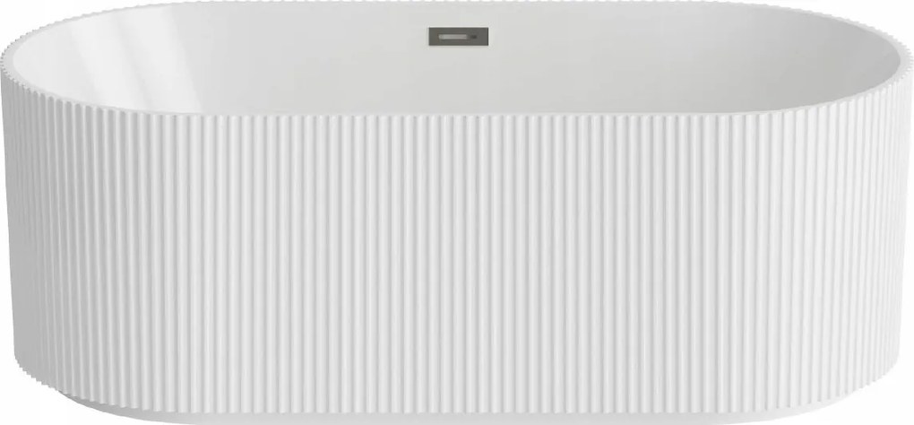 Kis álló kád, csíkos, bordázott 150x75 kis fürdőszobába