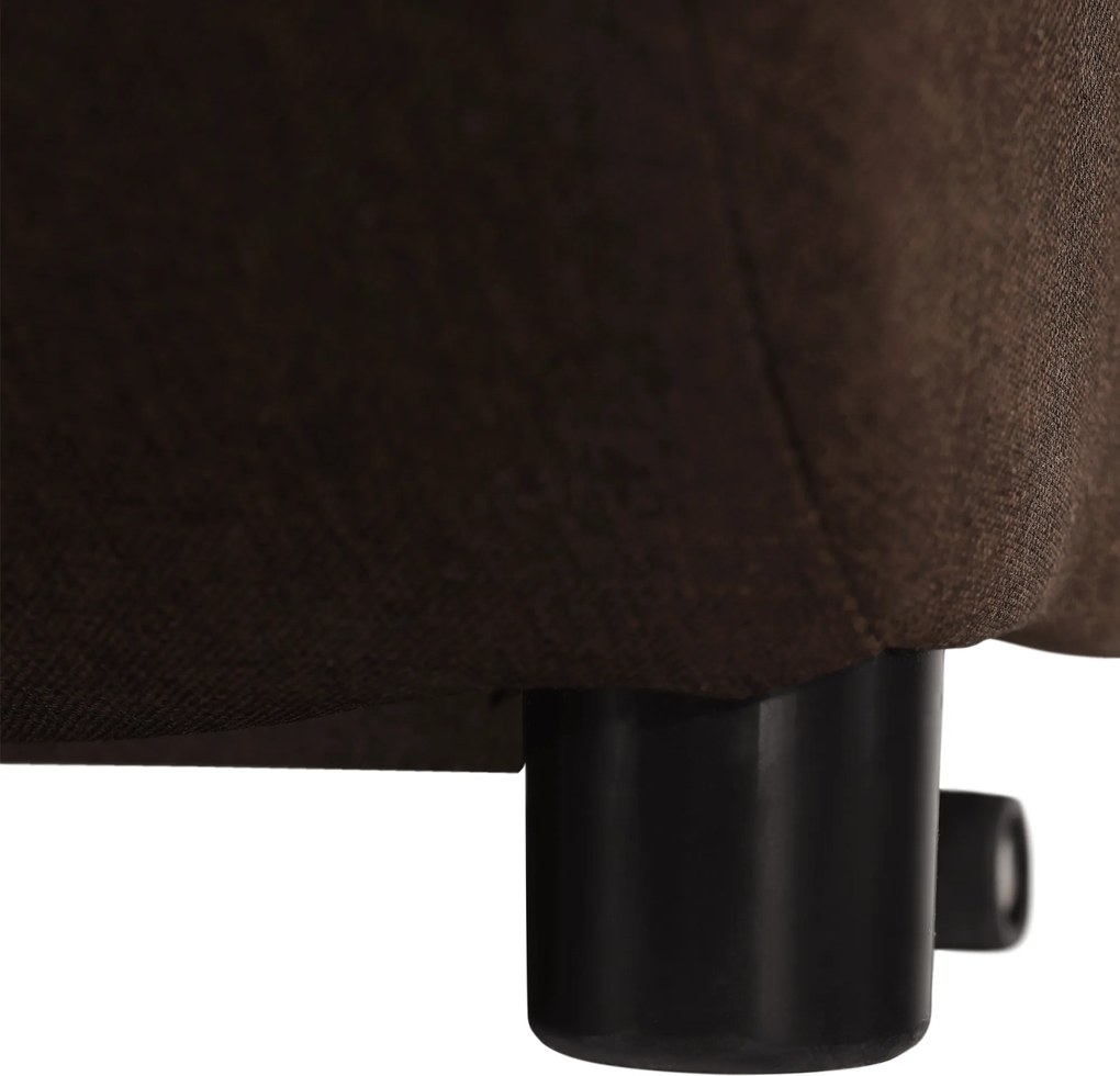 Kinyitható fotel, barna/minta, KENY NEW