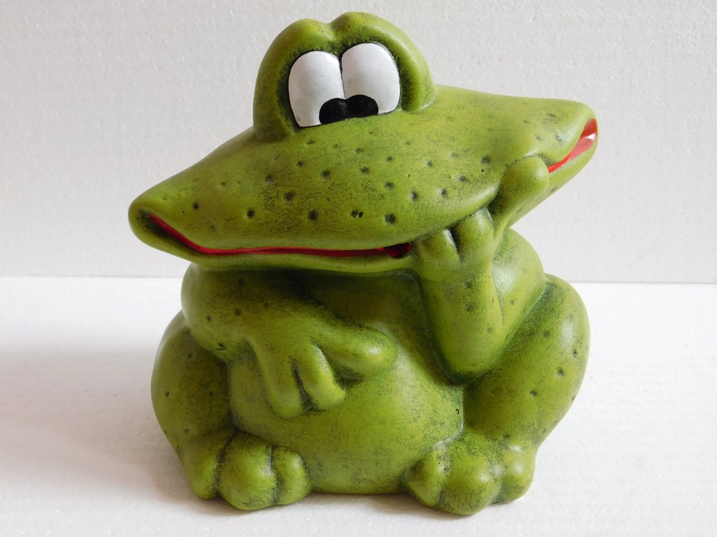 Béka Figura Kert Ajándék Dekoráció