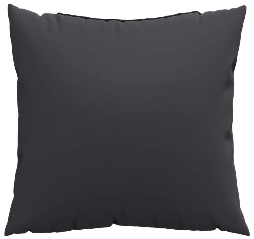 4 db fekete szövet kanapépárna 50 x 50 cm