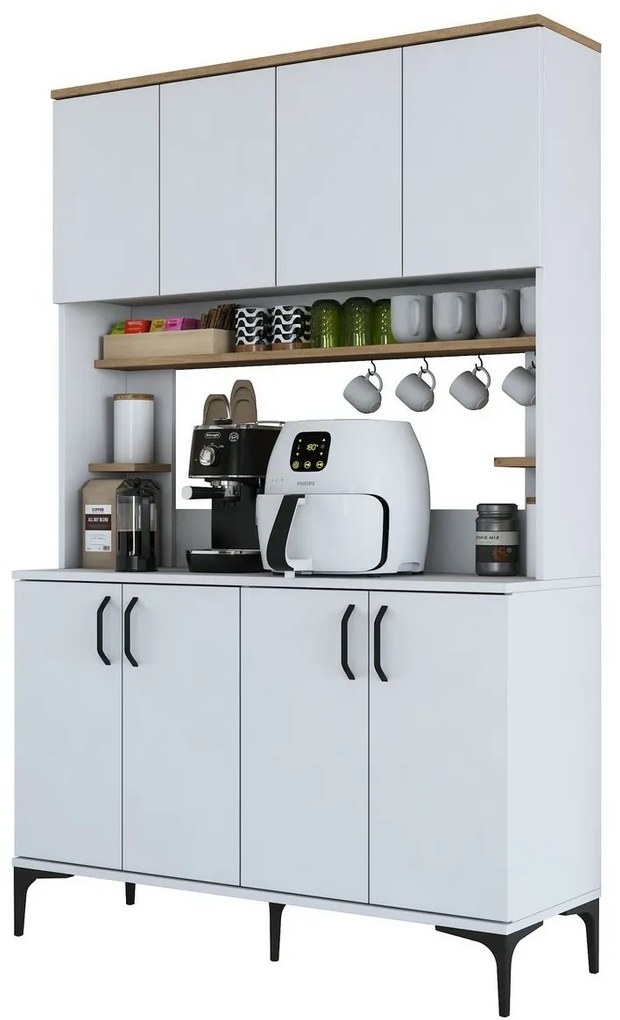 Jevy Walnut and White szekrény