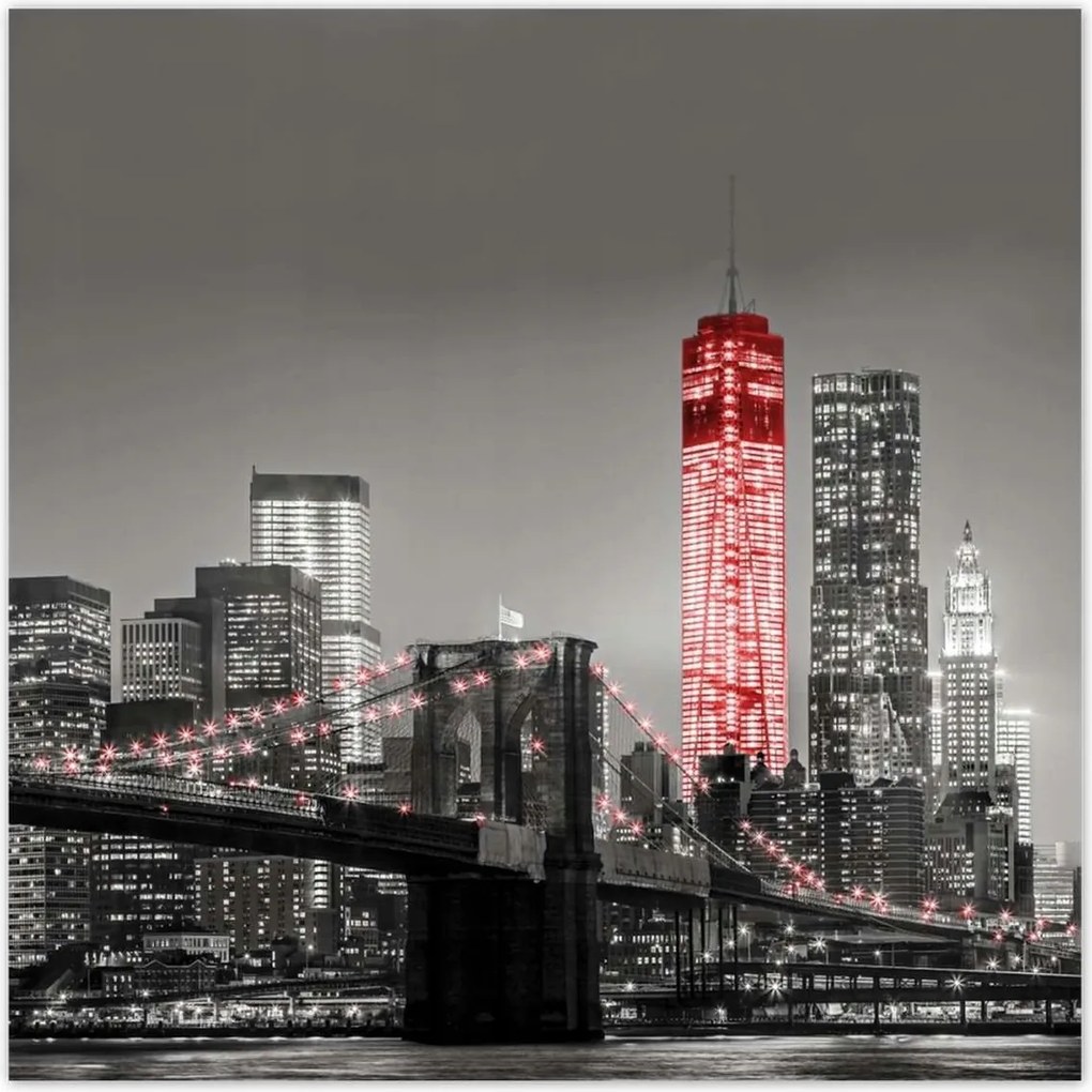 Poszterek 30x30 New York Manhattan híd