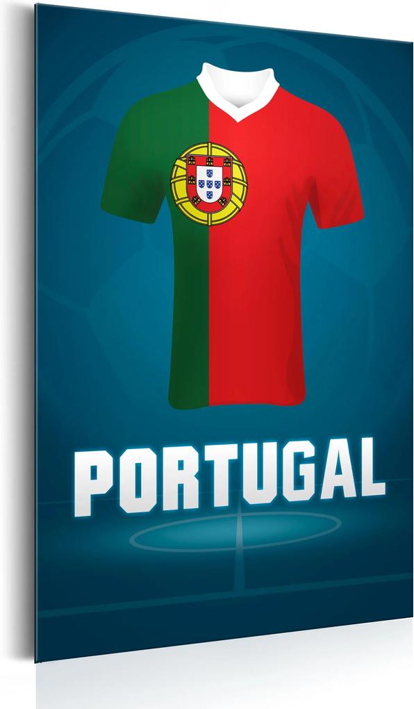 Plakát fémen - Football: Portugal [Allplate]