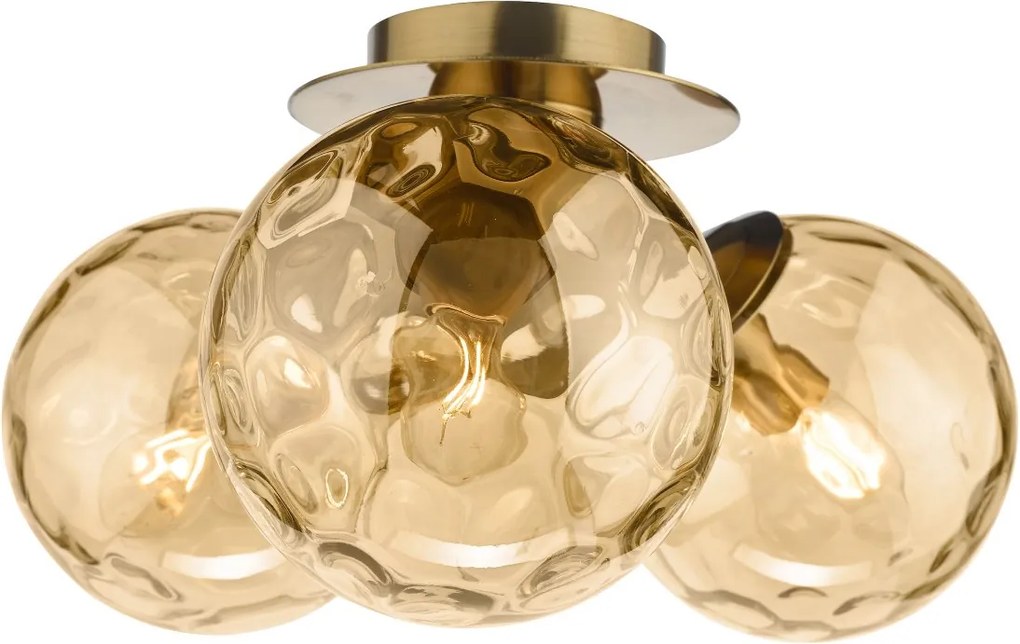 Dar Lighting modern mennyezeti lámpa ulrika antik bronz darulr5306