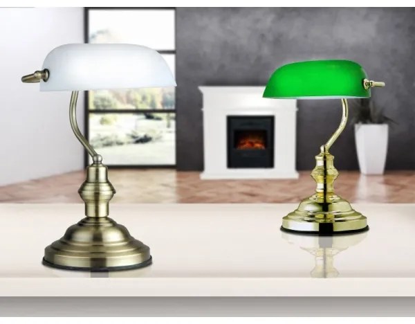 GLOBO 2491 - ANTIQUE asztali lámpa 1xE27/60W arany