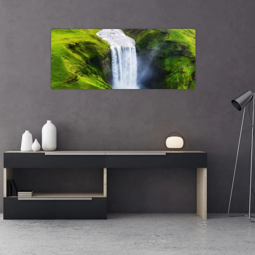 Kép - Skogafoss vízesés (120x50 cm)