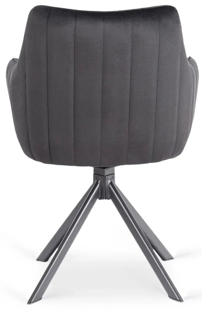 Forgó Étkezőszék Fekete Színben. MUMBAI