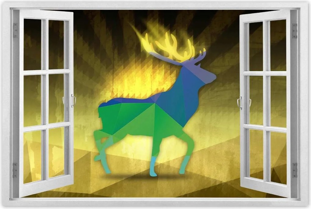 Poszterek 60x40 Felszarvazott modern grafika