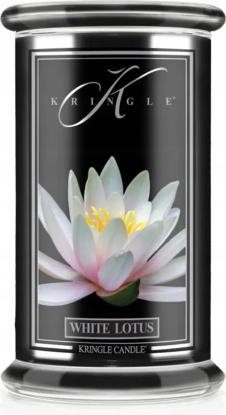 White Lotus Kringle Candle nagy gyertya két kanóccal (624g)