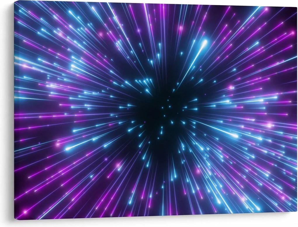 Kép - Neon tér (70x50 cm)