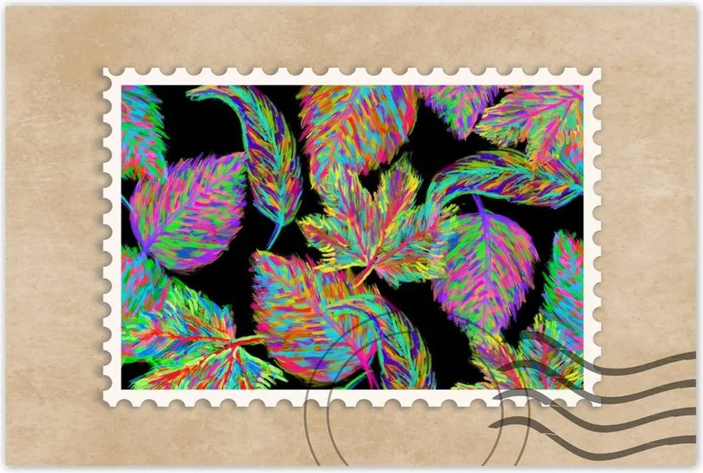 Poszterek 60x40 Színes levelek Levelek