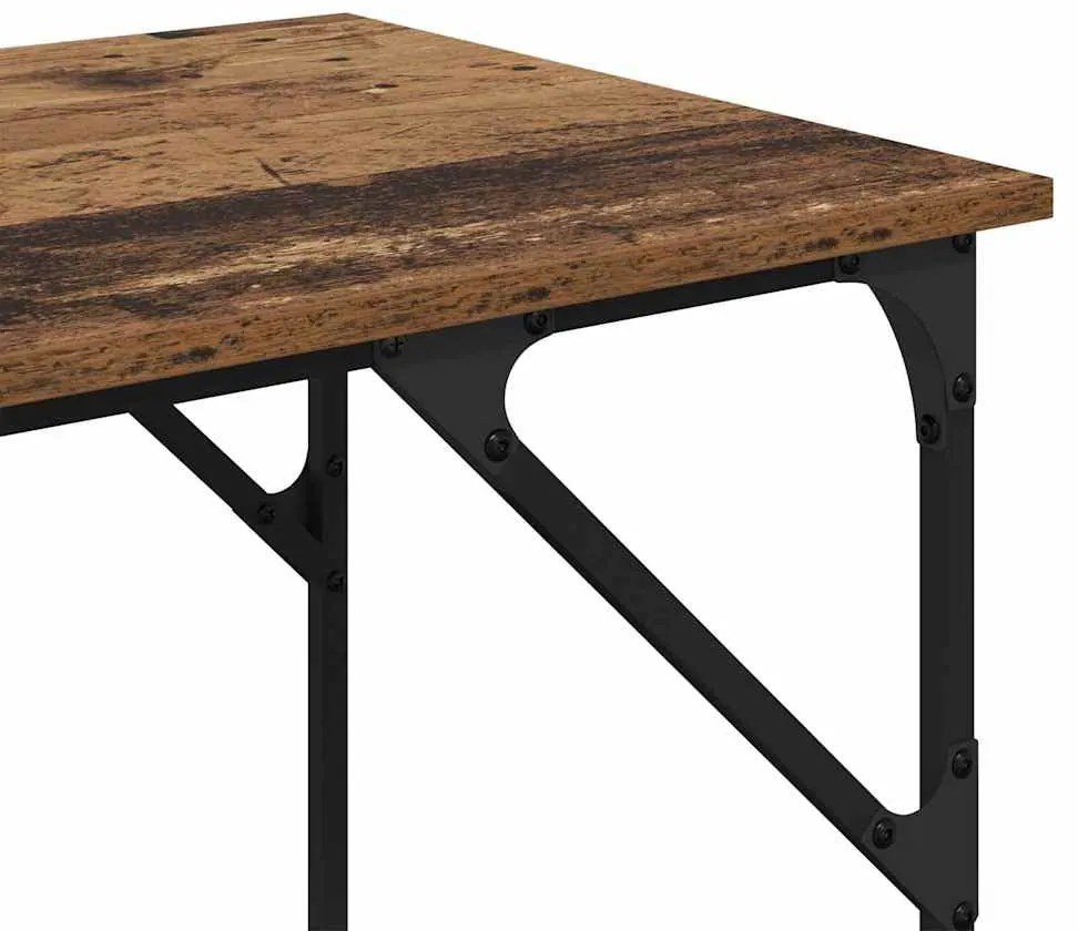 vidaXL Asztal Öreg fa 120 x 50 x 75 cm Faanyag