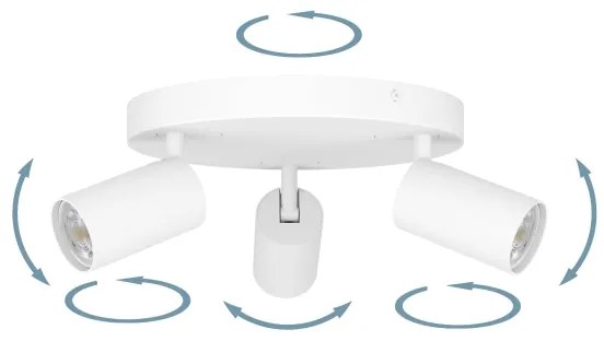 Eglo 900338 - LED RGBW Dimmelhető spotlámpa TELIMBELA-Z 3xGU10/4,9W/230V