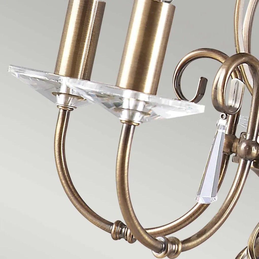 Elstead Lighting AEGEAN AG5-AGED-BRASS Csillár 5x60W/E14