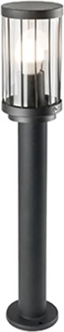 POLUX 312310 FIORD Modern Kültéri Állólámpa Matt Fekete E27 IP44