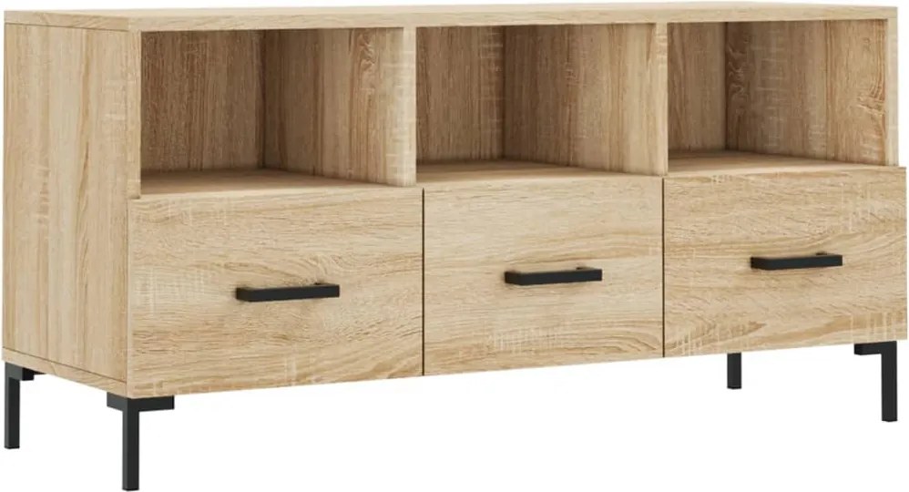 vidaXL sonoma tölgy színű szerelt fa TV-szekrény 102 x 36 x 50 cm