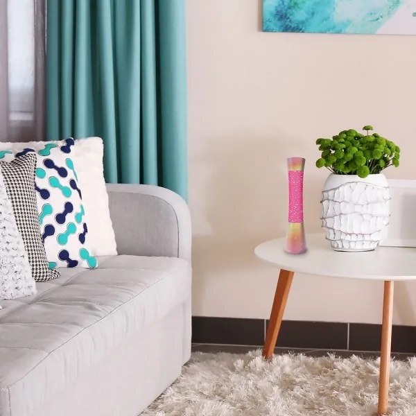 Rabalux 7027 - Lávalámpa MINKA 1xGY6,35/20W/230V rózsaszín