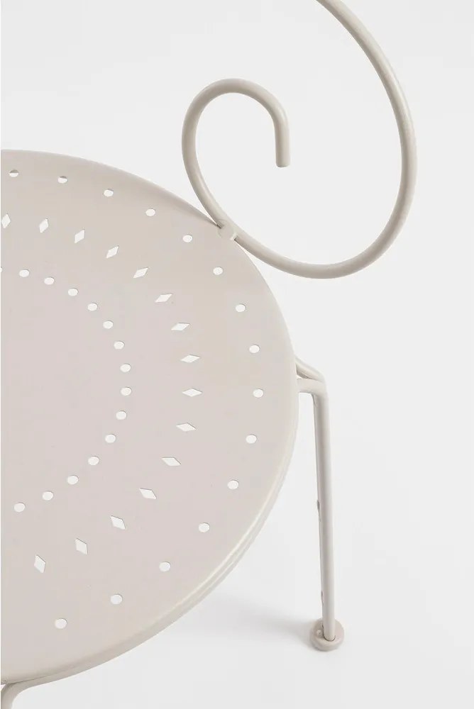 Bézs fém kerti szék Etienne – Bizzotto