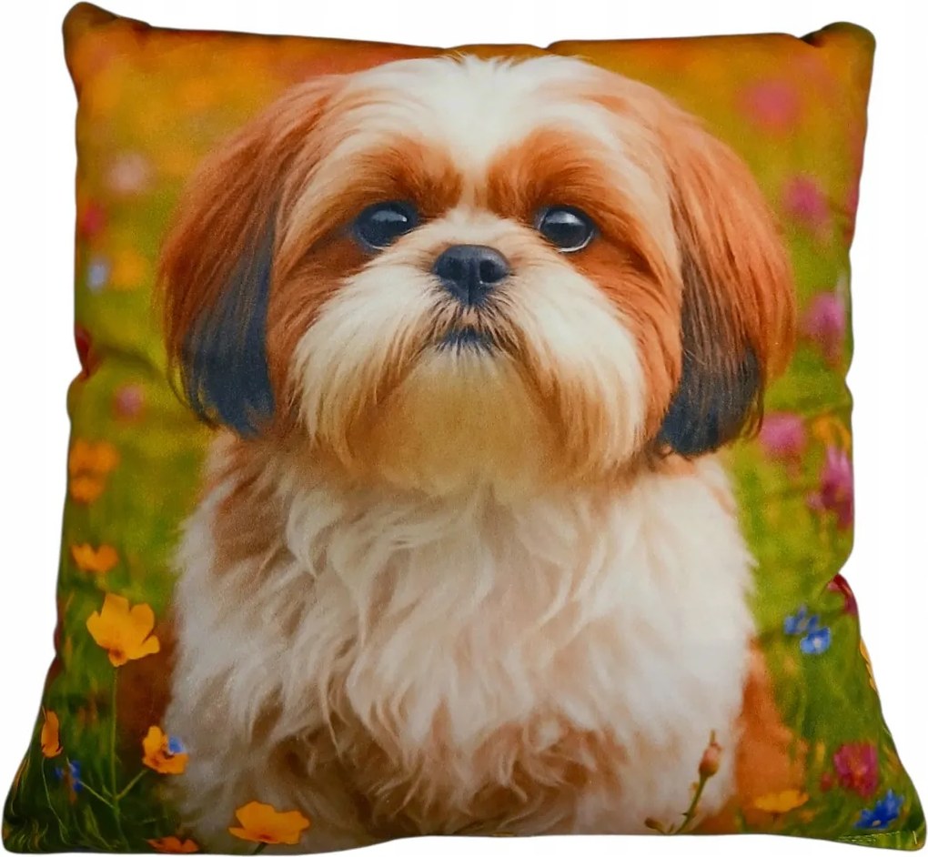 Dekoratív Párna Kutyával