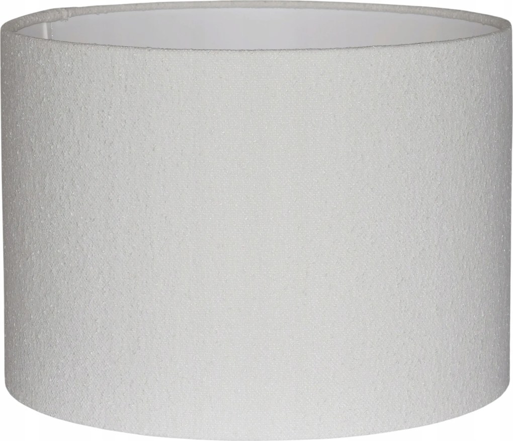 Lámpabúra Álló Lámpabúra Függő Henger 20/15cm E27 Fehér Boucle Venosa