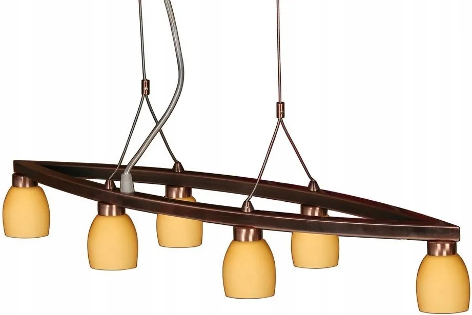 Candellux lámpaernyő 64 cm G9 fehér, narancssárga