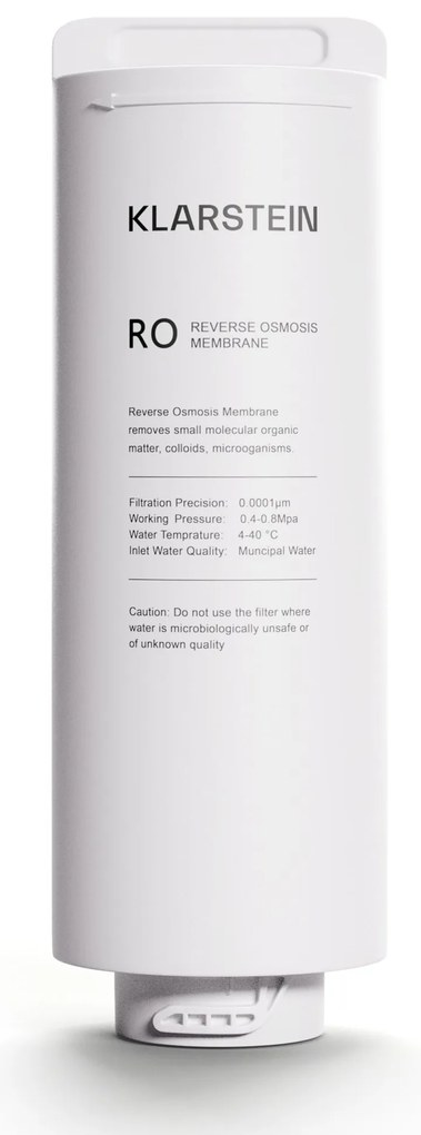 Klarstein PureFina 600 RO szűrő, csere / tartozék, fordított ozmózis, 600 GPD / 2270 L/d