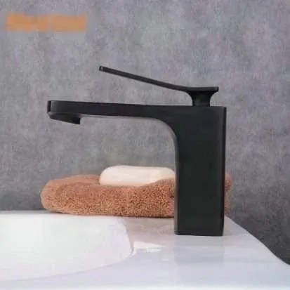 Álló mosdócsaptelep EYN CKB2241, egykaros, egylyukas kivitel fekete, matt fekete és sötétszürke felülettel — 16,5 cm