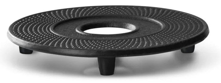 Jing fekete öntöttvas teáskanna alátét, ⌀ 13,4 cm - Bredemeijer