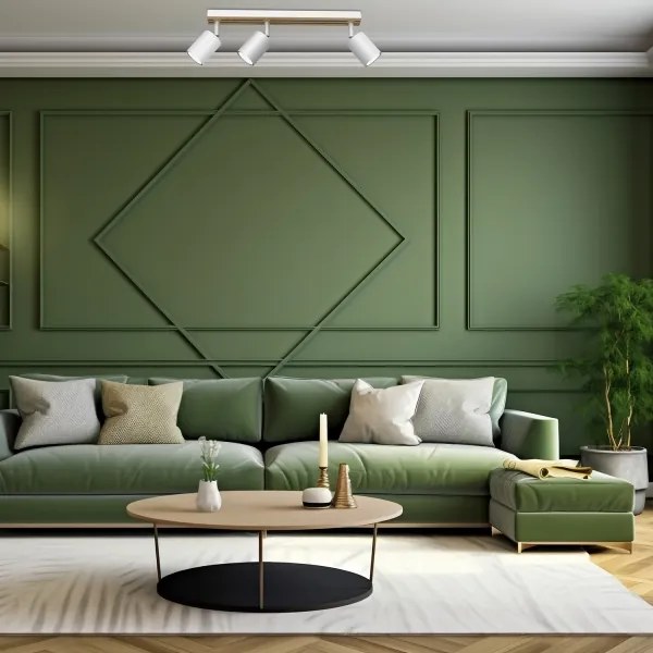 Spotlámpa TERRA 3xGU10/8W/230V fehér/tölgy