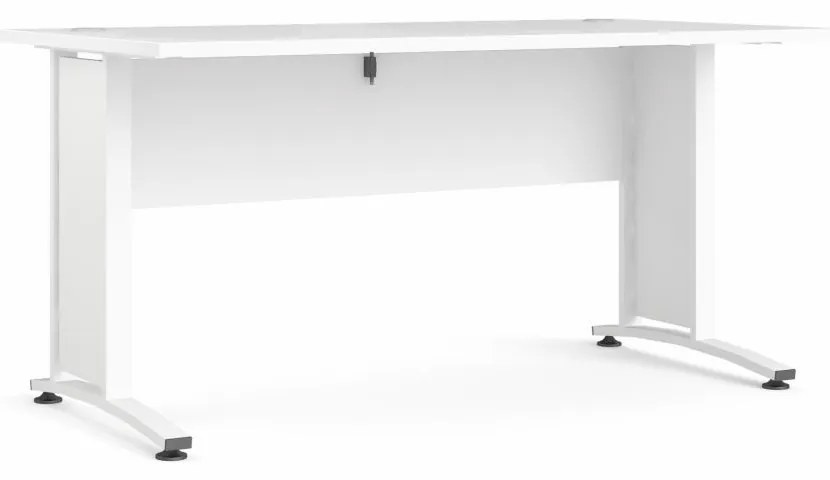 Fehér PRIMA OFFICE íróasztal fiók nélkül 80400