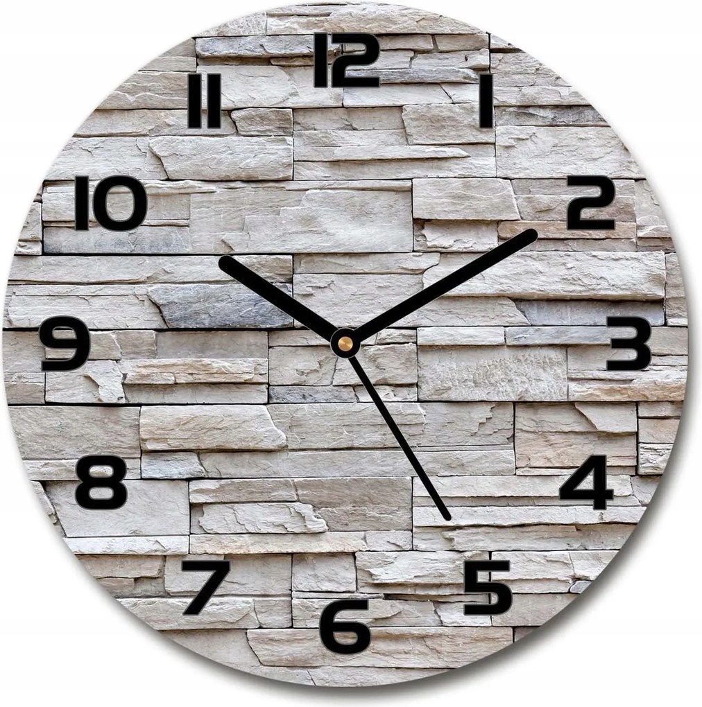 Üveg falióra Kő falióra 30 cm