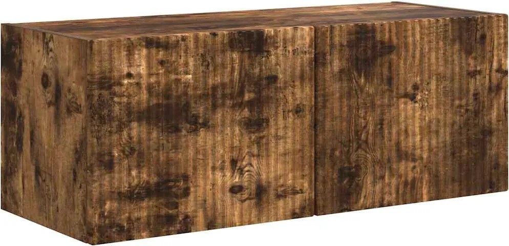 vidaXL TV Fali Szekrény Füstölt tölgy 60 x 31 x 29.5 cm Faanyag