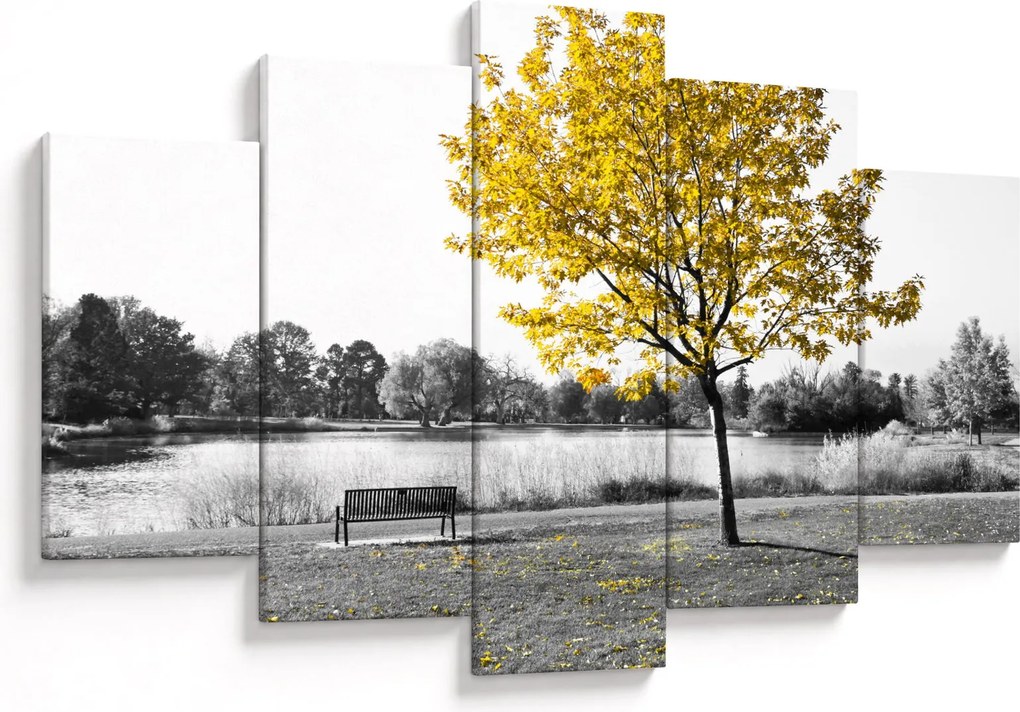 Kép - Pihenés a parkban (150x105 cm)