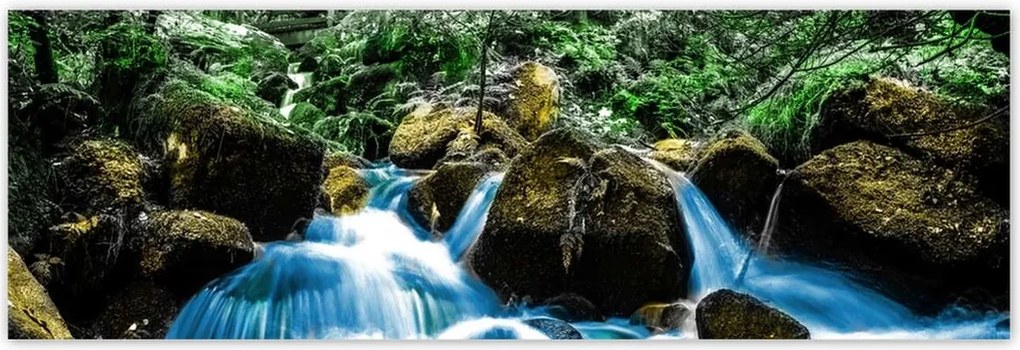 Poszterek 200x66 Hegyi vízesés