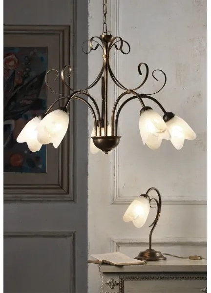 ONLI - Csillár láncon ODINO 5xE14/6W/230V