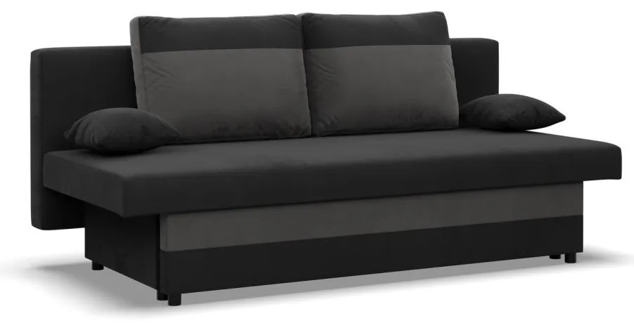 Sony kanapé, szövet anyag, hab töltet, fekete - szürke