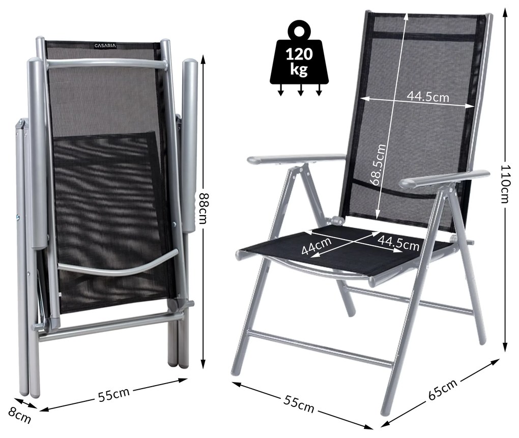 Deuba Alumínium garnitúra Alu 1+4 - ezüst