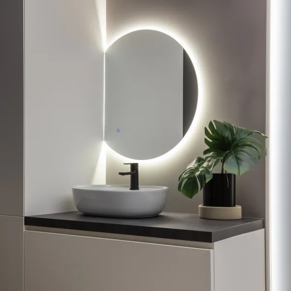 Brilagi - LED fürdőszobai tükör MEZZO LED/18W/230V 60x50 cm IP44 CRI 90 dimmelhető +CCT