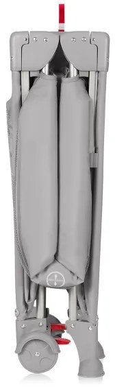 Lionelo - ELLEN 3 az 1-ben utazó kiságy, beton szürke