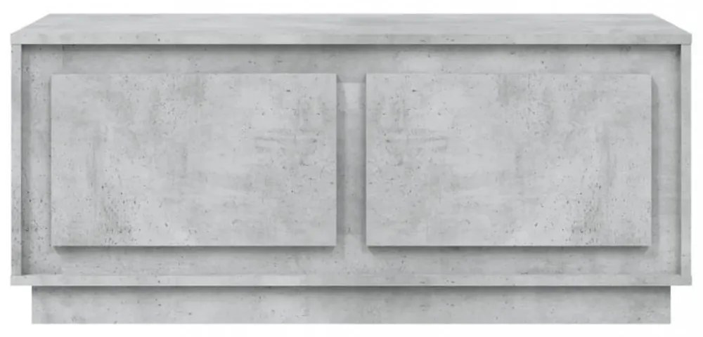 betonszürke szerelt fa dohányzóasztal 102x50x44 cm