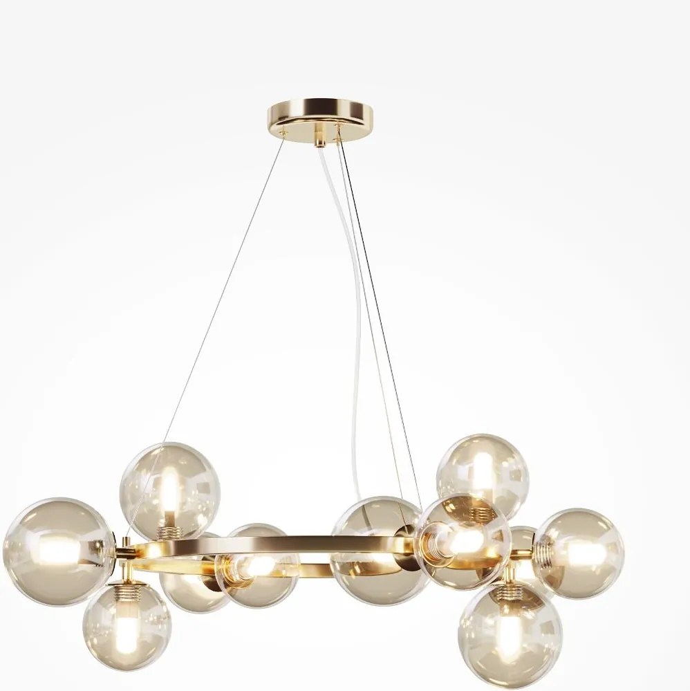Maytoni modern függeszték dallas borostyán arany mymod545pl-11g