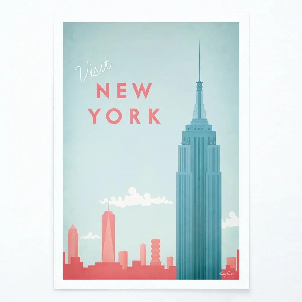New York poszter, A3 - Travelposter