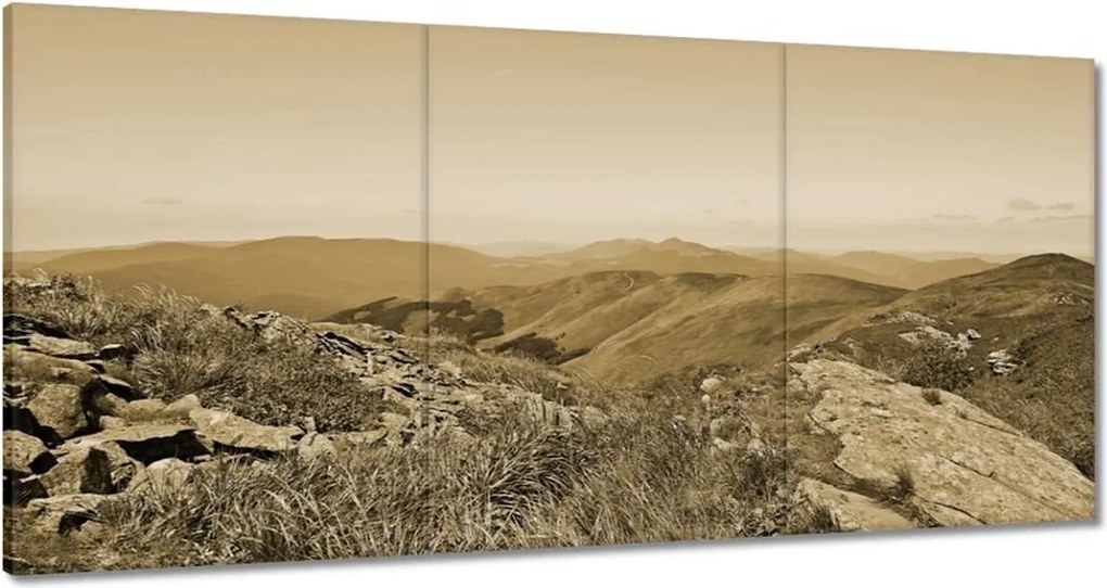 Festmények 120x60 Bieszczadzki tájkép