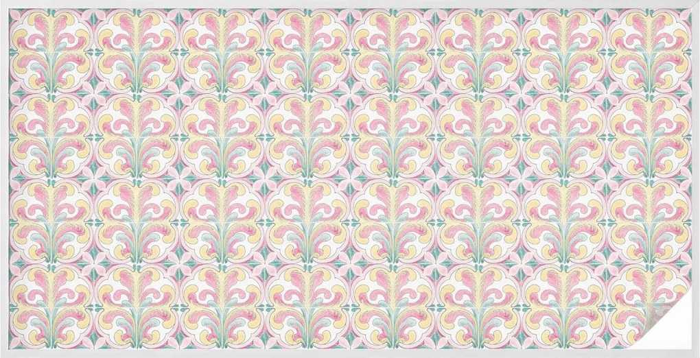 Ablakfólia Öntapadós Adatvédelem Virágos szimmetria 200x100